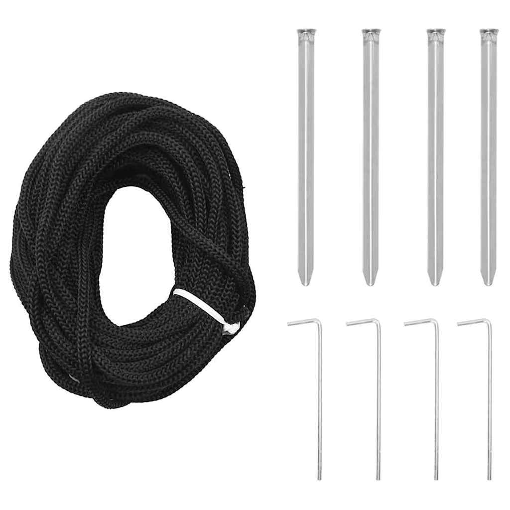 LED Christmas Tree Warm White 138.5 x 138.5 x 399 cm Metal